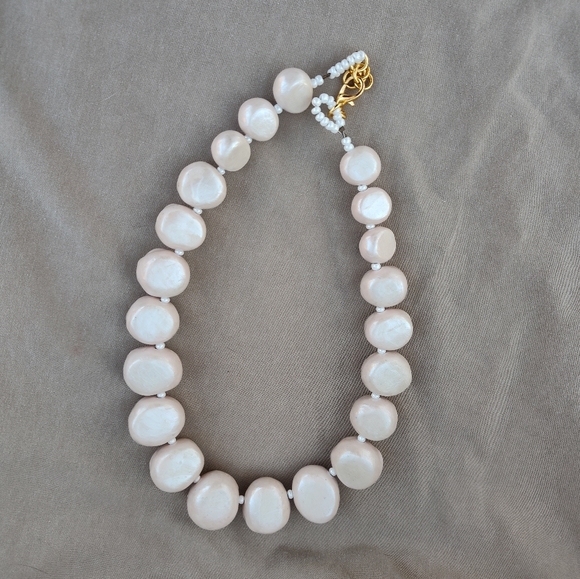 🌊🐚Pearl🐬Funny 🐚Face 🐚Necklace - Picture 6 of 14